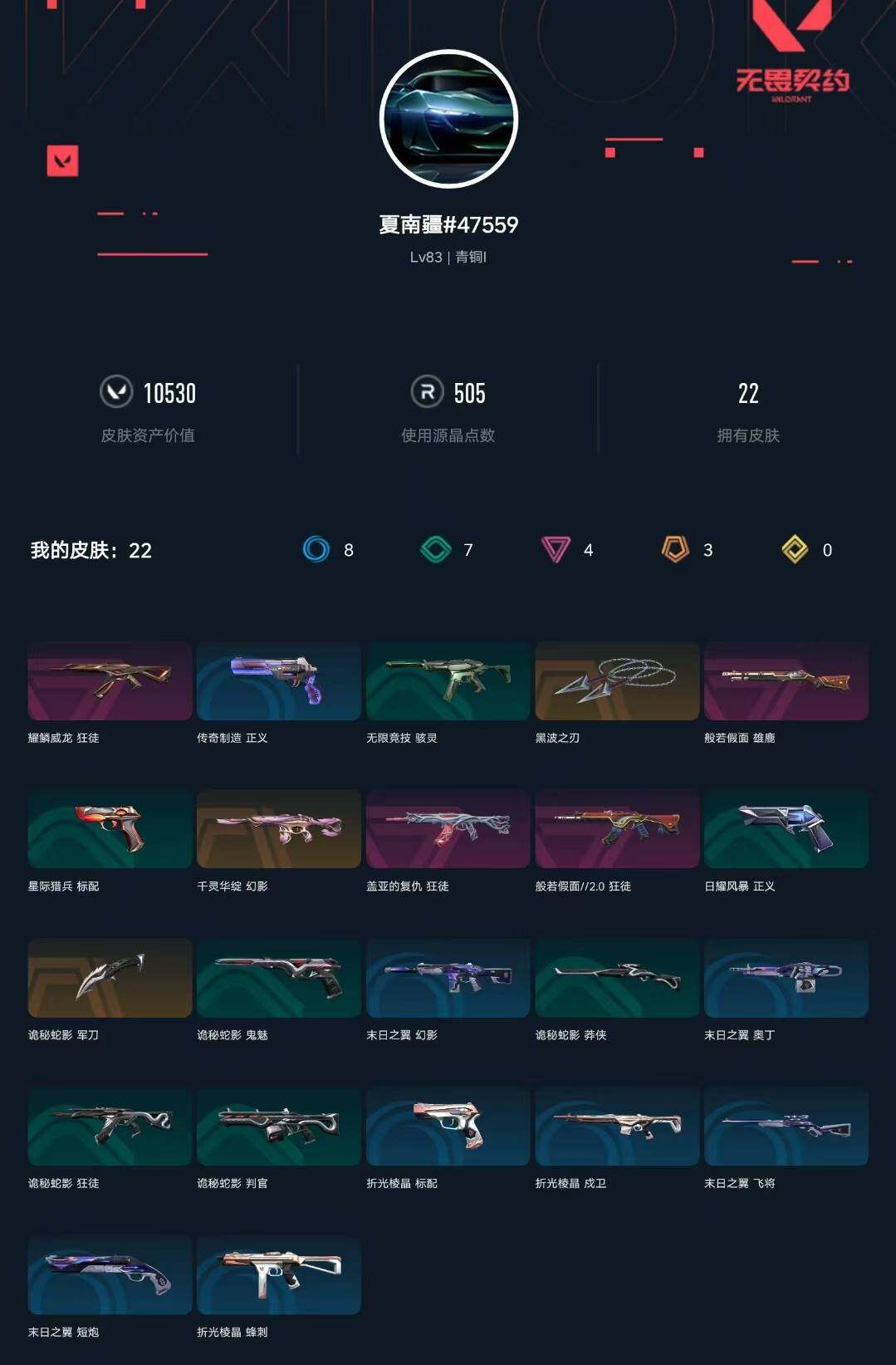 WWQXL326658无畏契约账号详情图4 WWQXL326658无畏契约账号详情图4