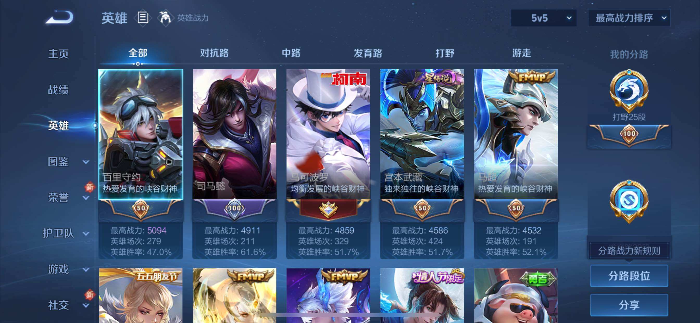 WZCMY3406459王者荣耀账号详情图3