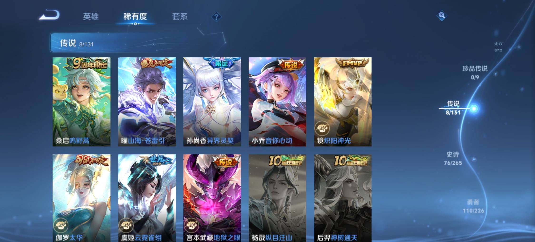 WZLX3401140王者荣耀账号详情图11 WZLX3401140王者荣耀账号详情图11