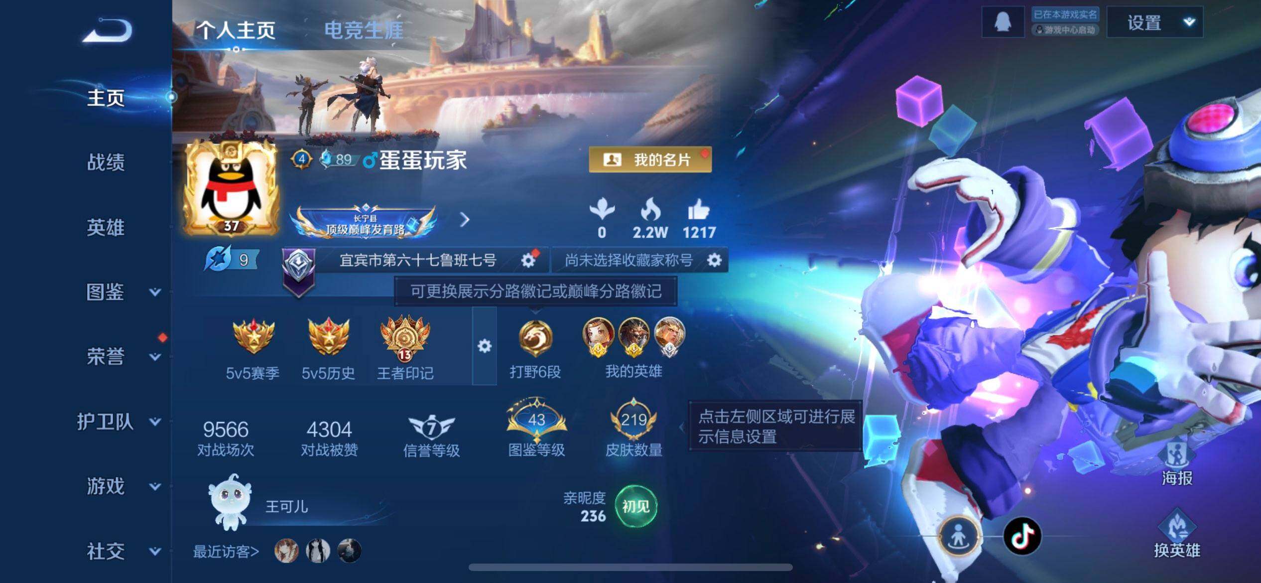 WZQM3398828王者荣耀账号详情图13