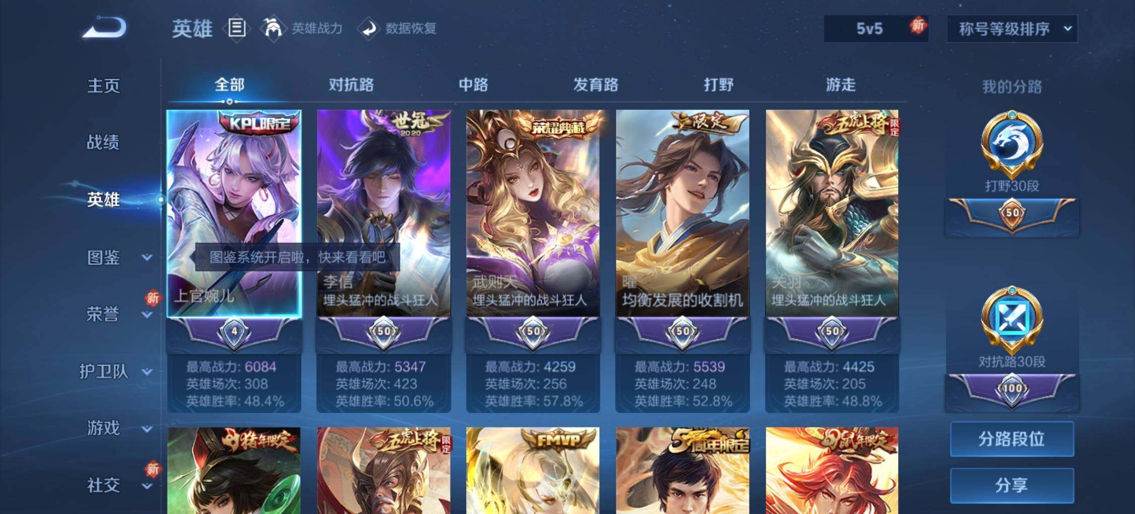 WZLX3401117王者荣耀账号详情图8