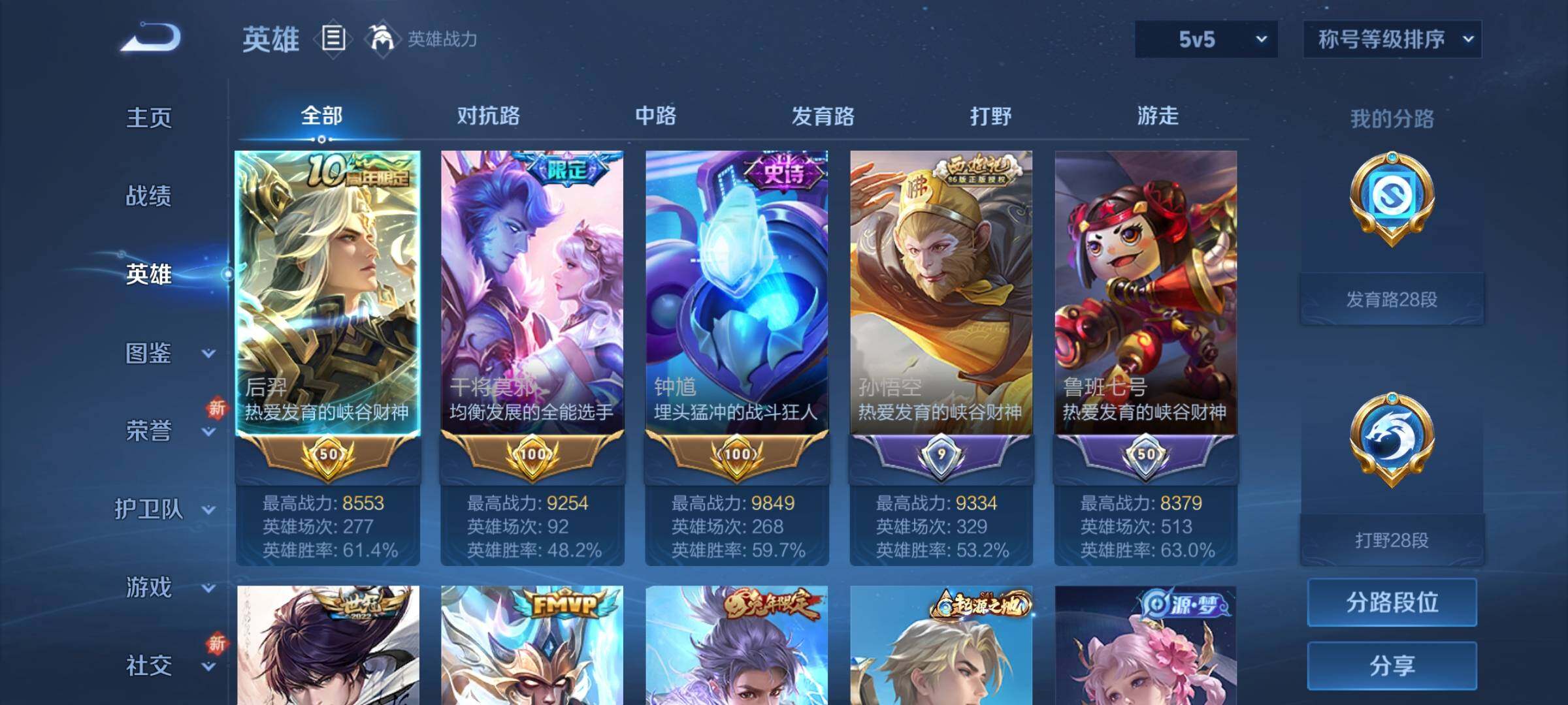 WZCMY3406163王者荣耀账号详情图3