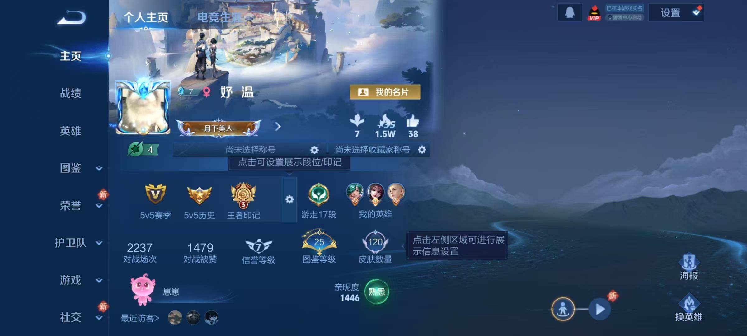 WZQM3408018王者荣耀账号详情图5