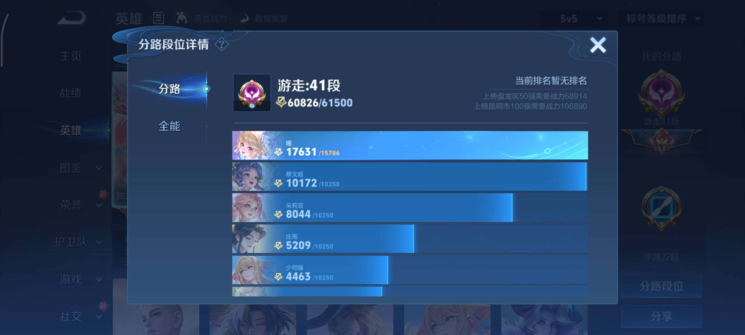 WZCMY3401291王者荣耀账号详情图5