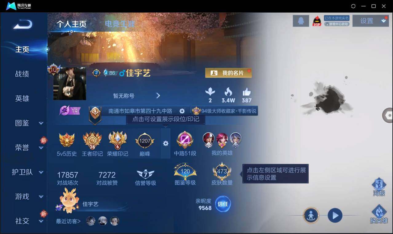 WZCMW3408137王者荣耀账号详情图2