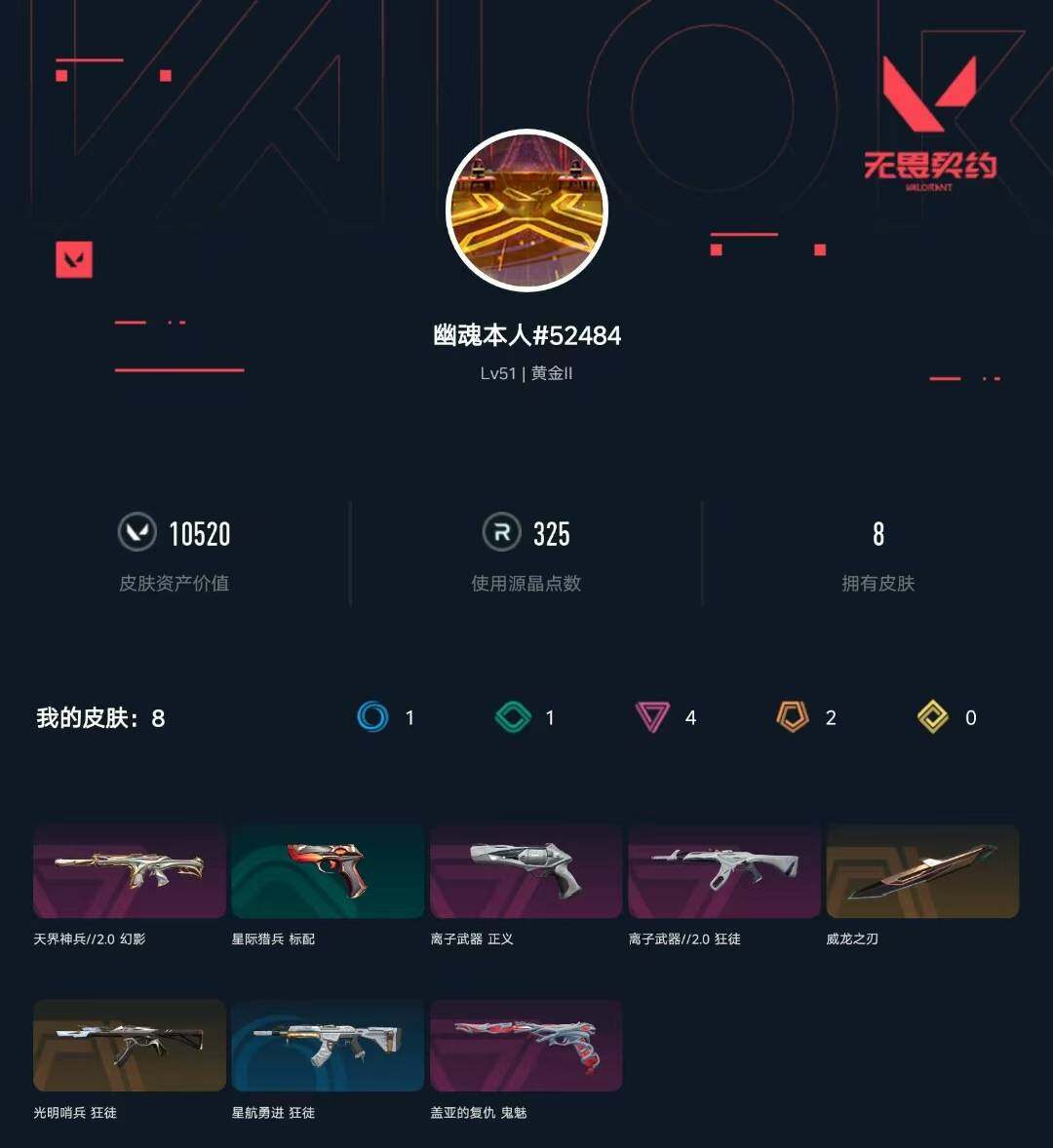 WWQXL326797无畏契约账号详情图4 WWQXL326797无畏契约账号详情图4