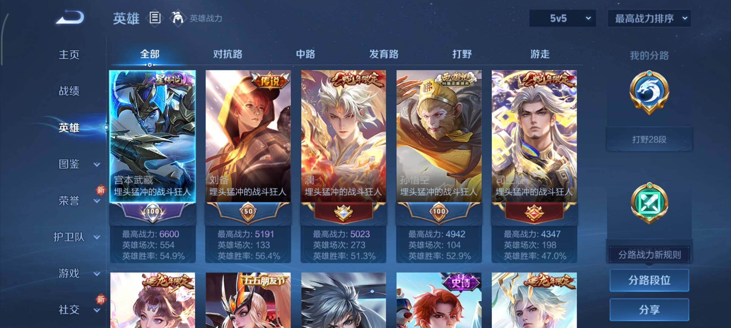 WZCMY3401226王者荣耀账号详情图3