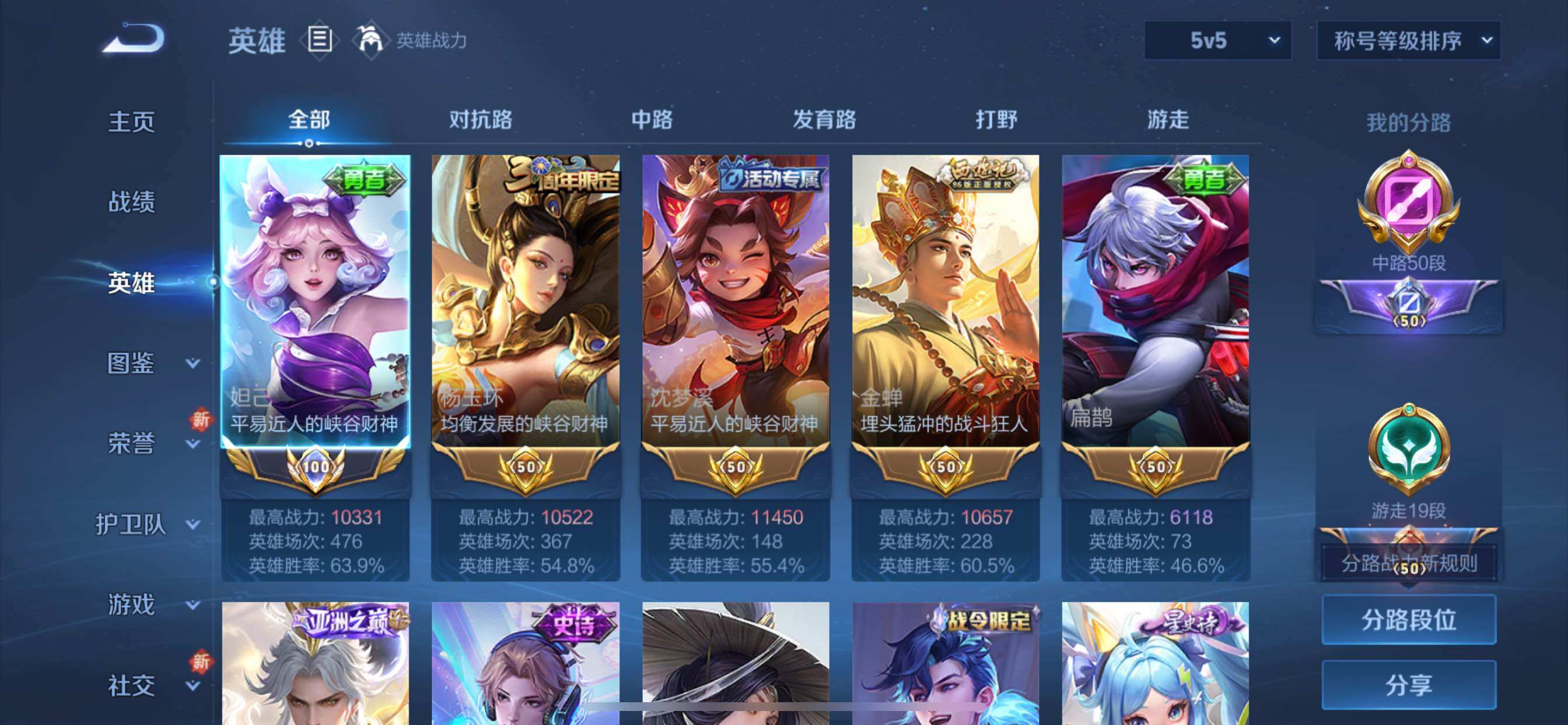 WZCMY3401286王者荣耀账号详情图3