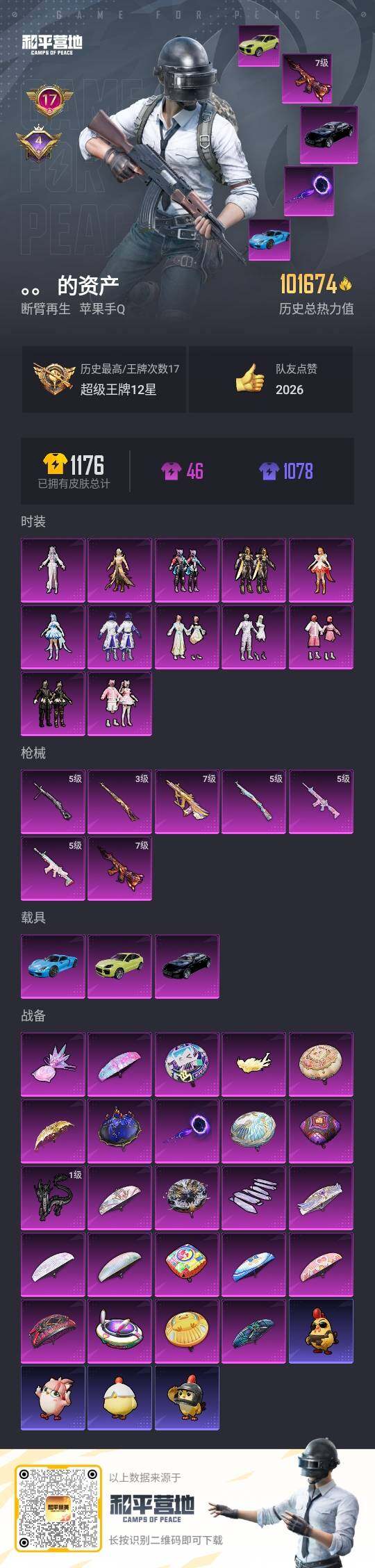 HPCMW3418526和平精英账号详情图3 HPCMW3418526和平精英账号详情图3