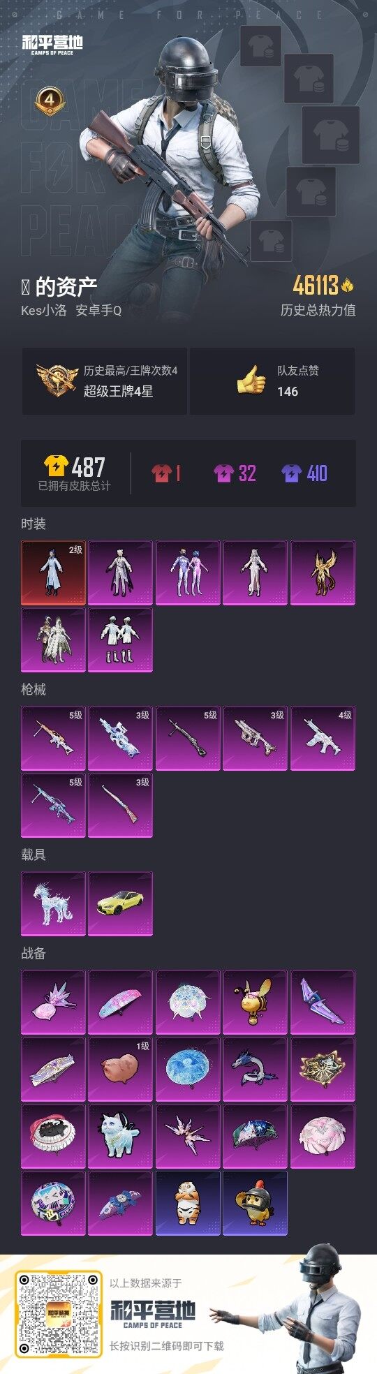 HPCMW3418544和平精英账号详情图3 HPCMW3418544和平精英账号详情图3