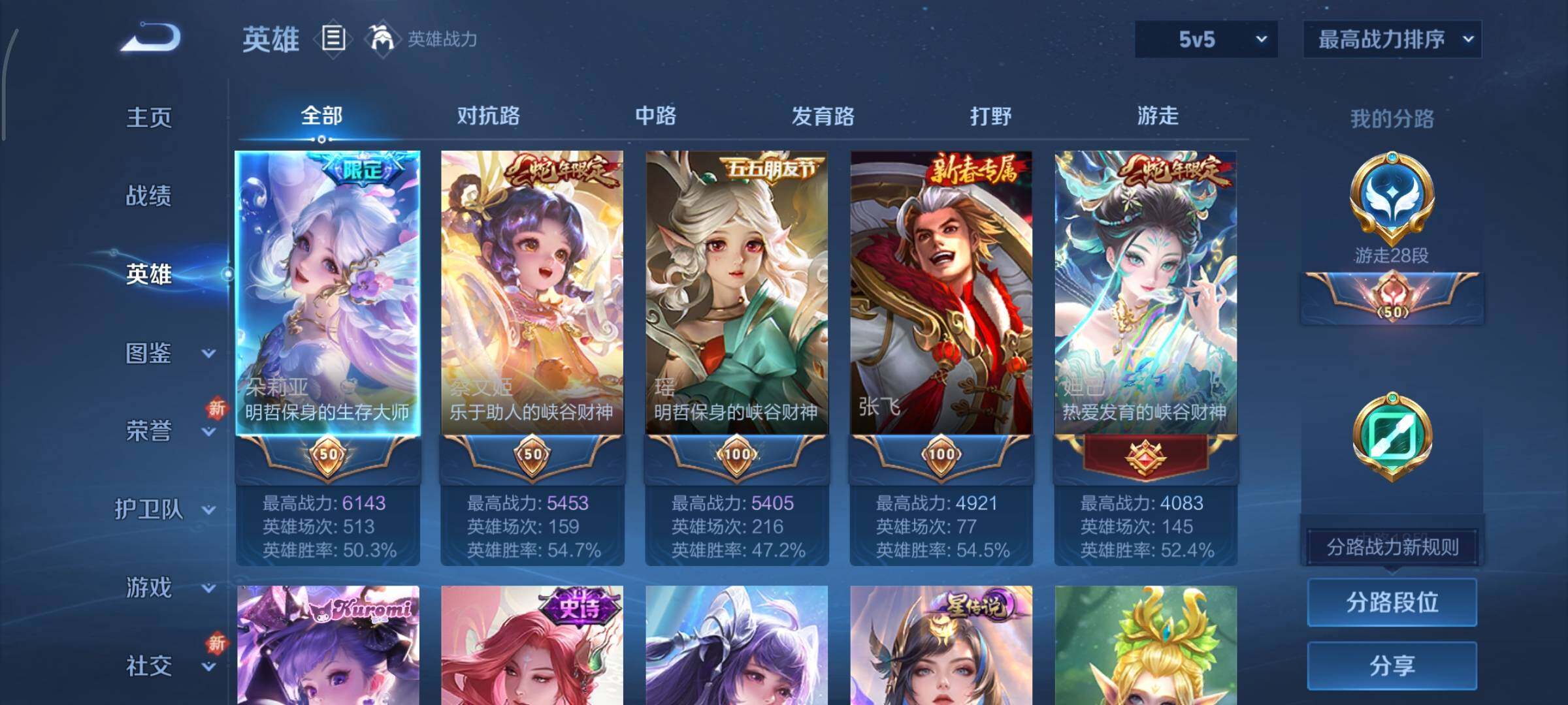 WZCMY3401238王者荣耀账号详情图3