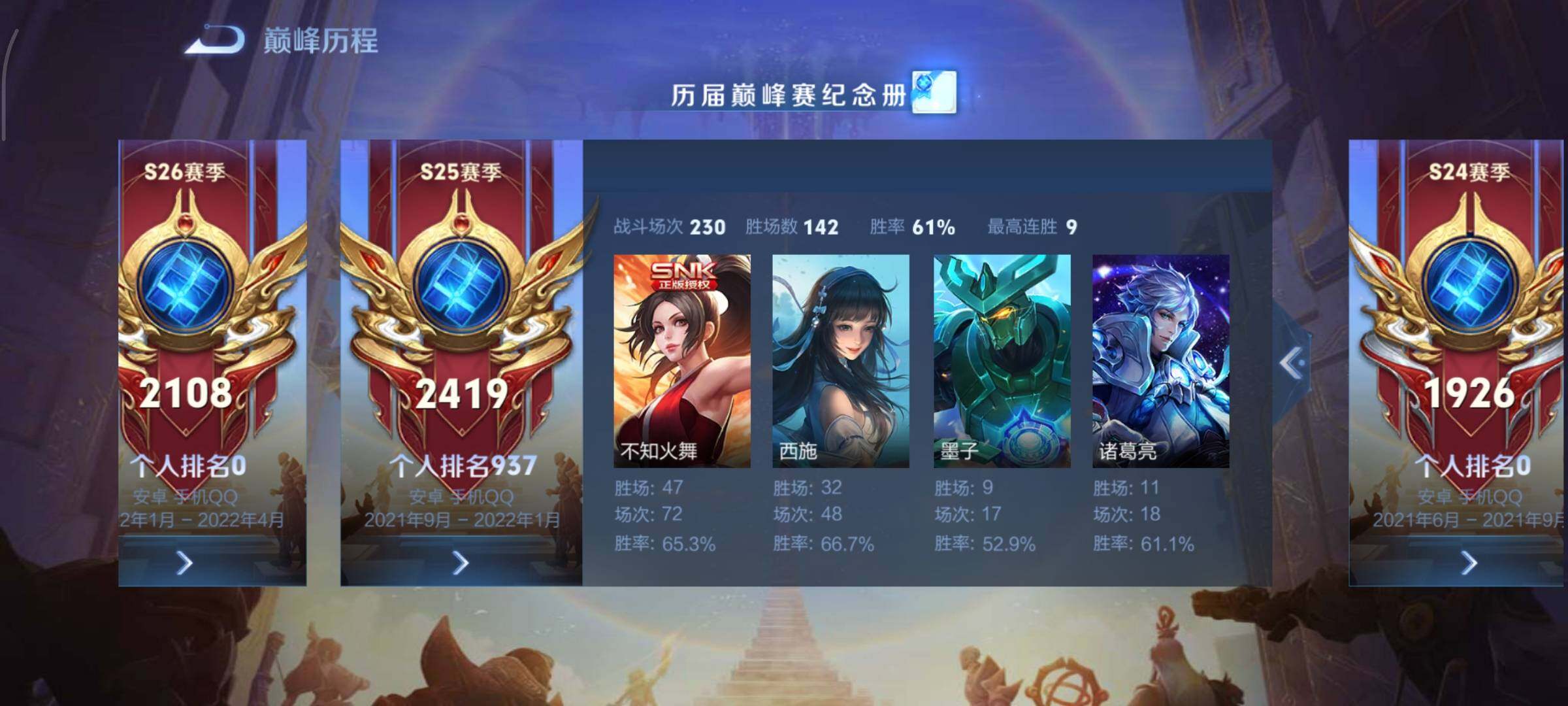 WZCMY3401319王者荣耀账号详情图3