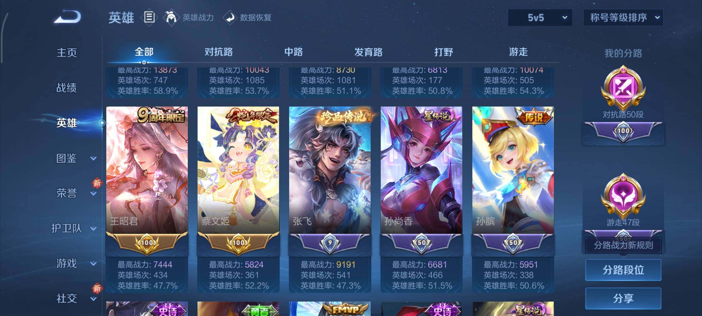 WZCMY3401288王者荣耀账号详情图4