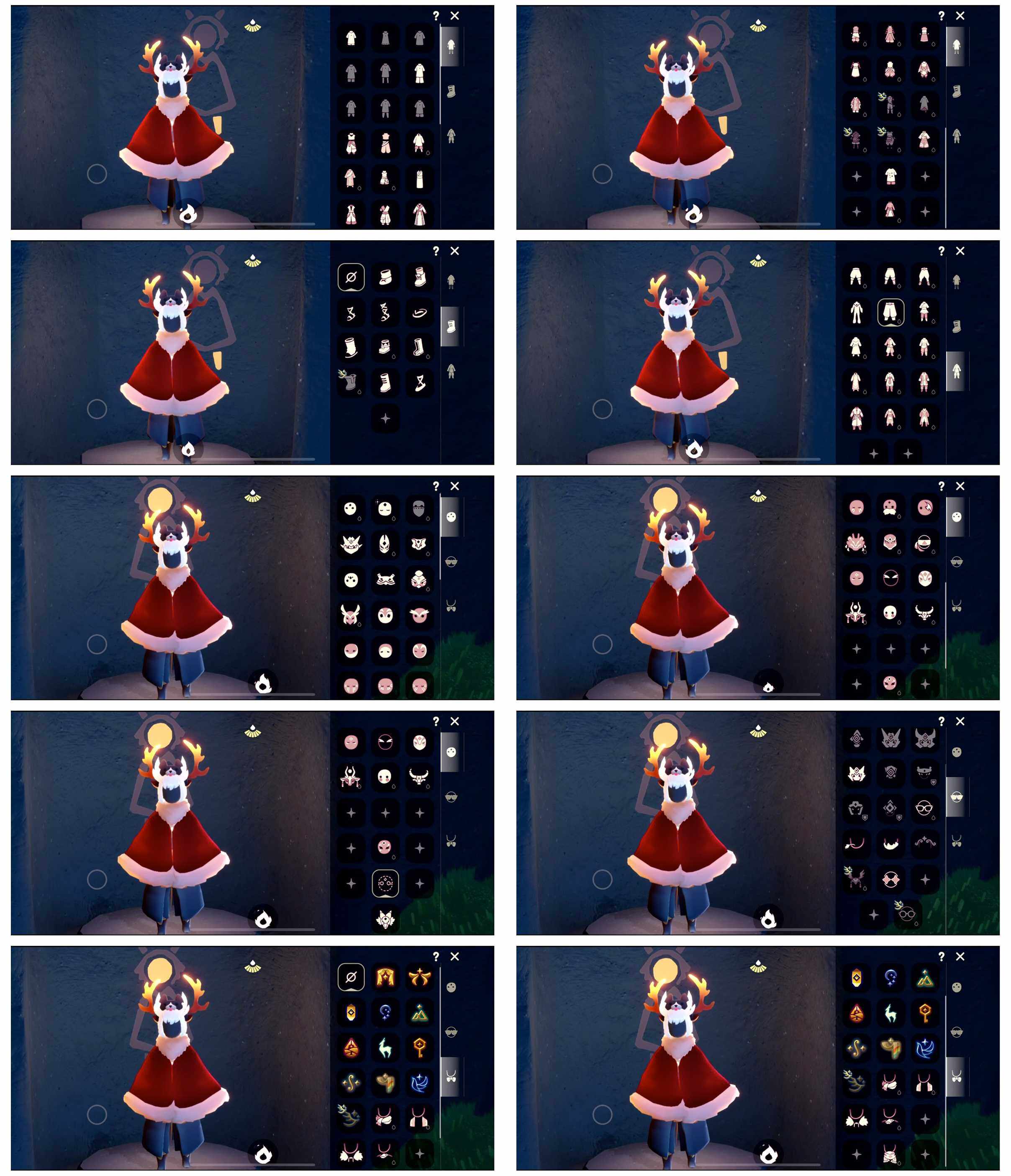 光遇账号iOS官服11季7翼白雪斗篷彩虹耳机圣诞鹿角音韵吉他献瑞折扇白枭
资源：蜡烛69 爱心106 红烛1 翼7
已毕业地图：暮土
毕业季节：表演季 欧若拉季 追忆季 夜行季 拾光季 归巢季 九色鹿季 筑巢季 二重