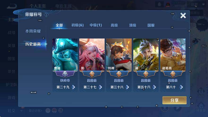 WZCMW3399192王者荣耀账号详情图6