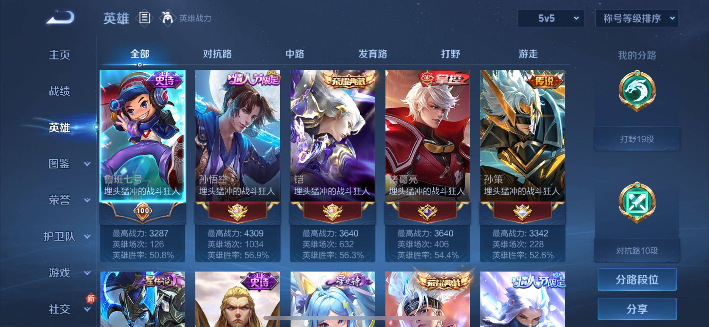 WZCMW3401135王者荣耀账号详情图3