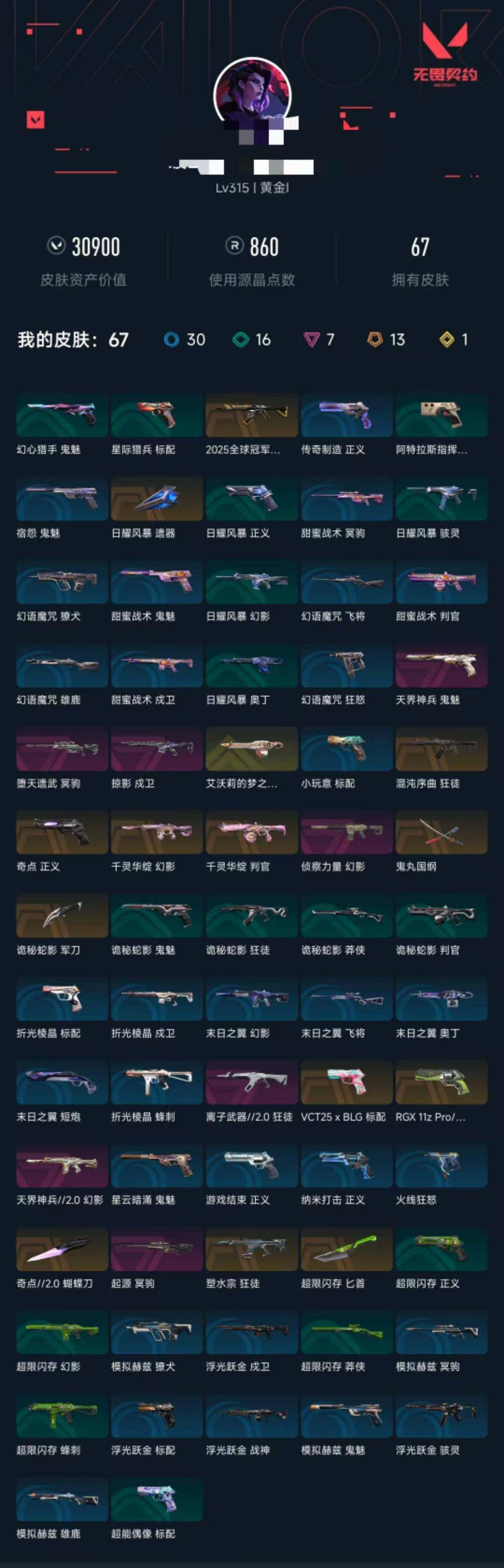 WWQEY326979无畏契约账号详情图7 WWQEY326979无畏契约账号详情图7