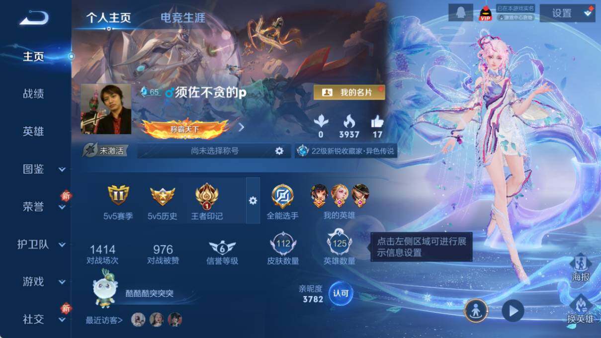 WZLX3481163王者荣耀账号详情图4