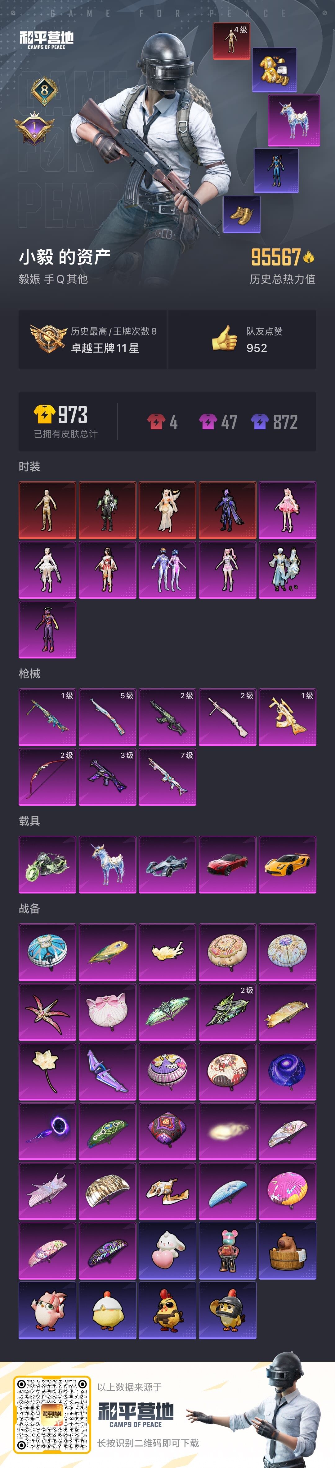 HPQM3408524和平精英账号详情图3 HPQM3408524和平精英账号详情图3