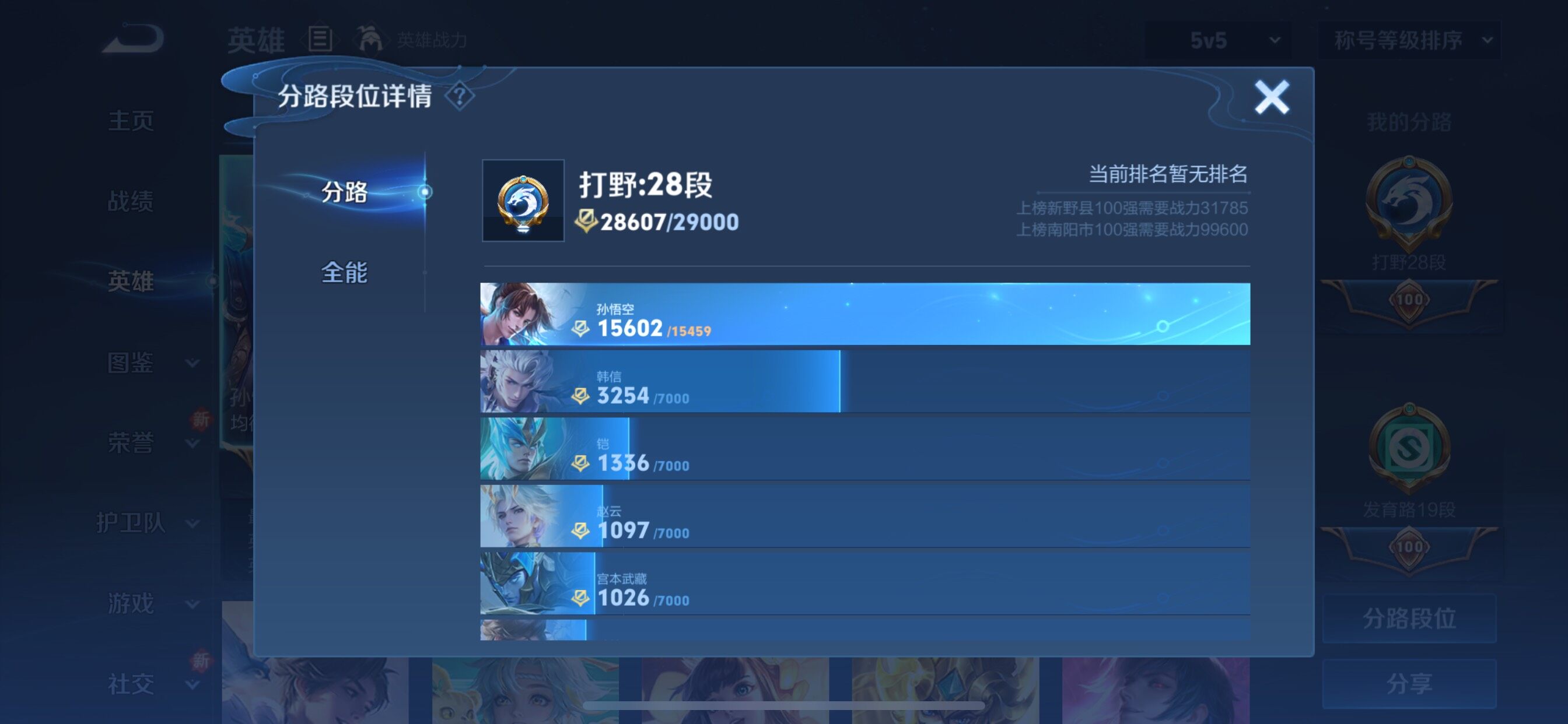 WZCMY3402333王者荣耀账号详情图4 WZCMY3402333王者荣耀账号详情图4