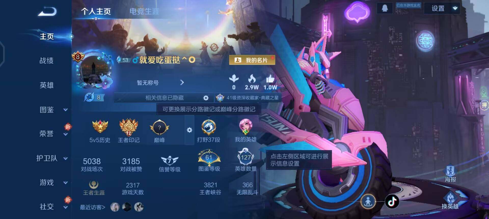 WZQM3402800王者荣耀账号详情图13