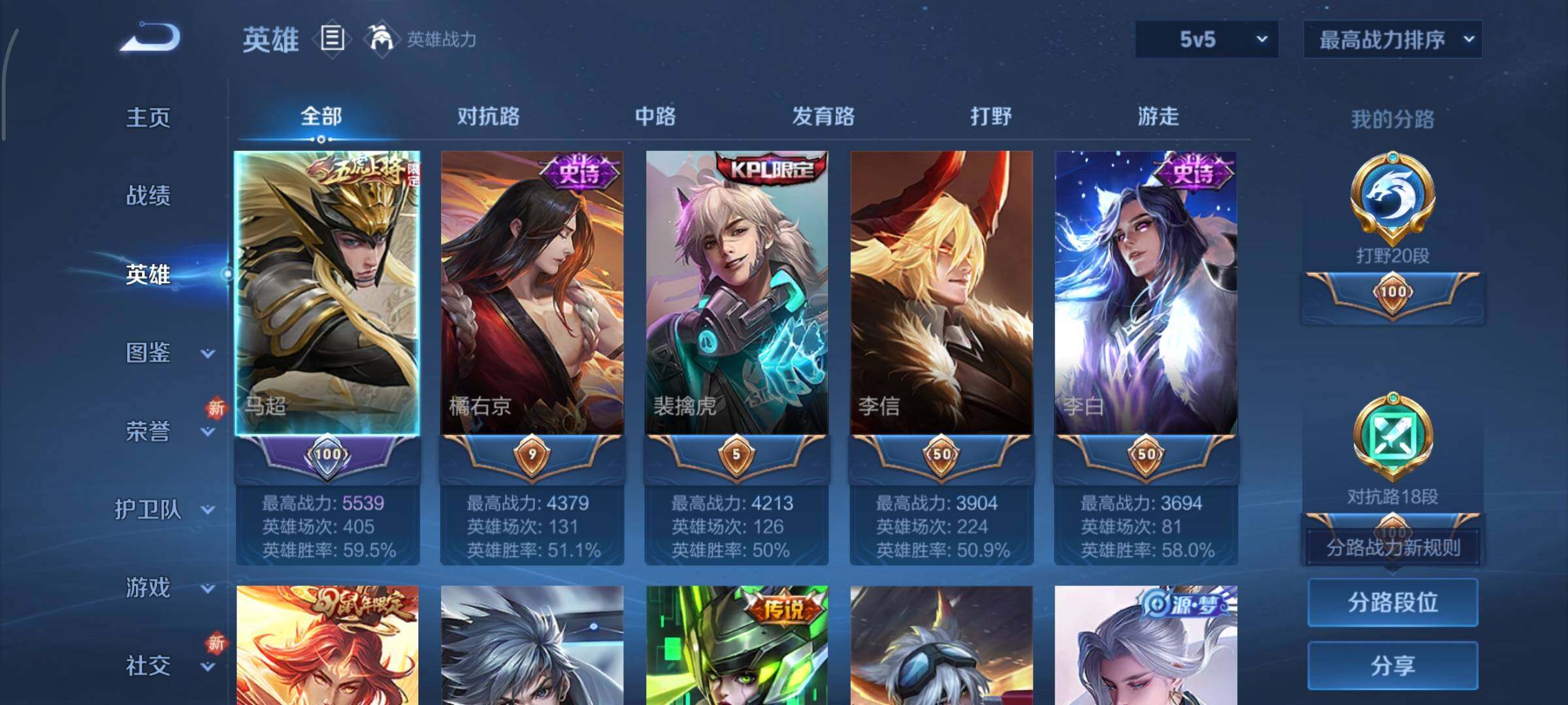 WZCMY3402323王者荣耀账号详情图3