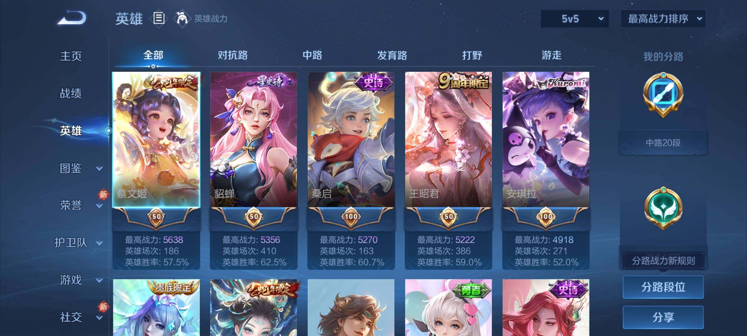 WZCMY3402363王者荣耀账号详情图3