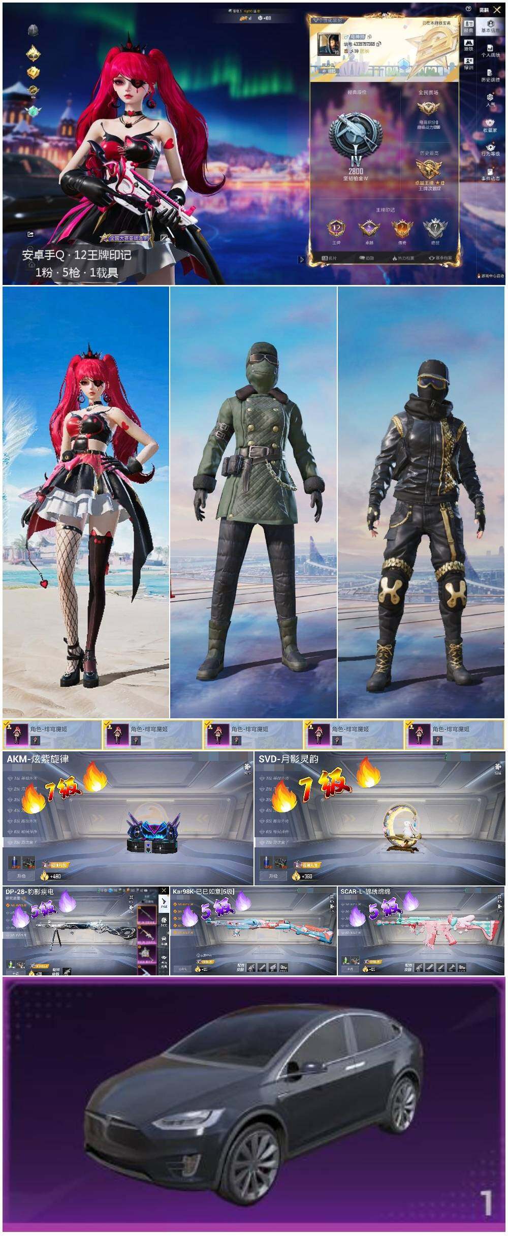 HPLE3434682和平精英账号详情图2