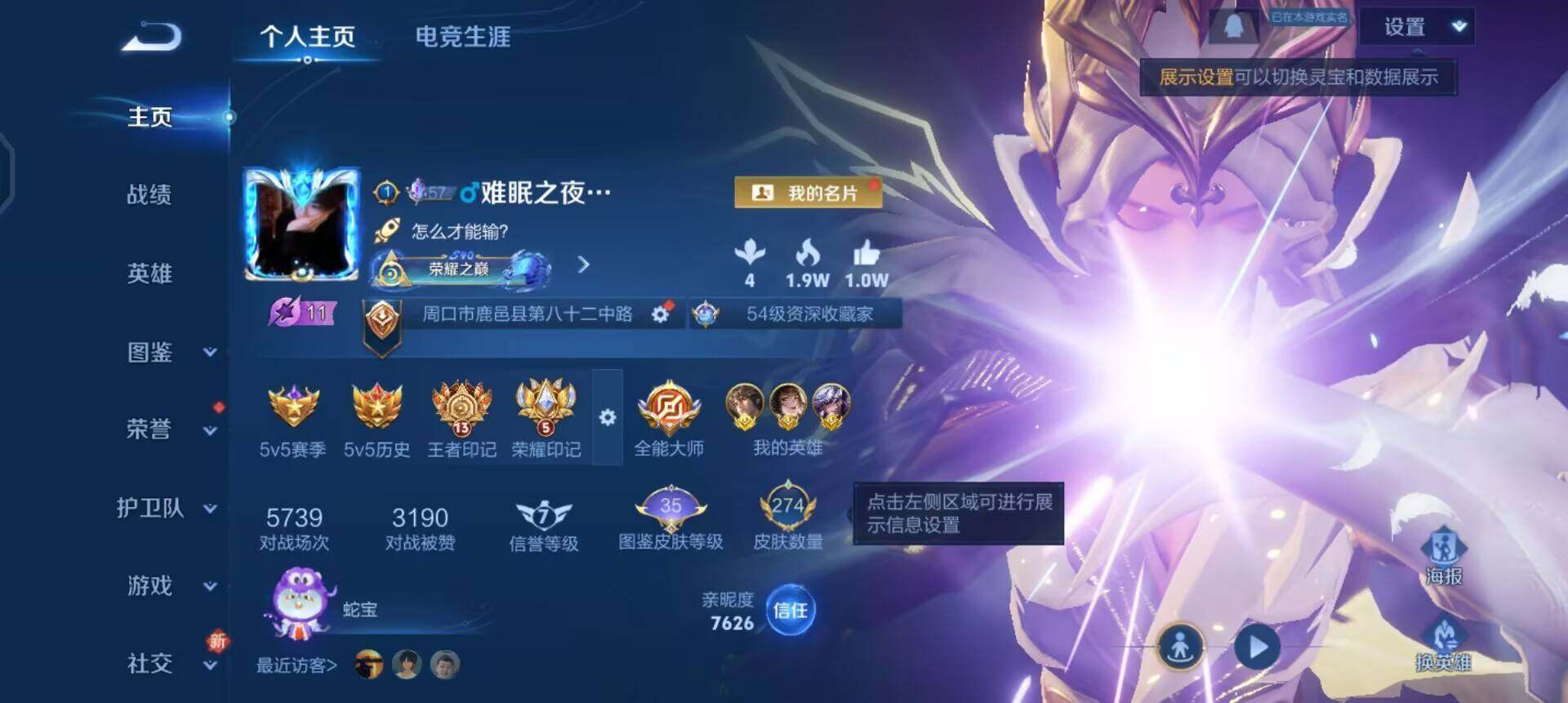 WZQM3402835王者荣耀账号详情图3