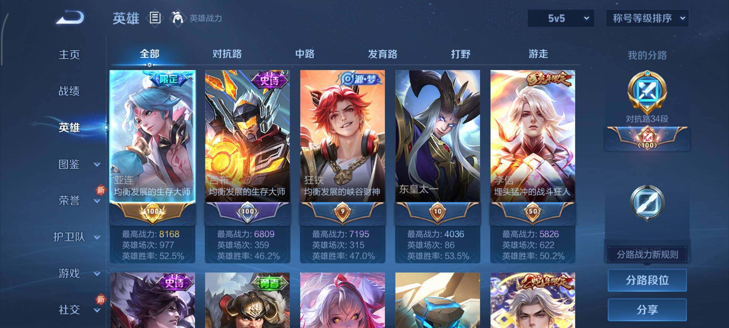 WZCMY3402471王者荣耀账号详情图3