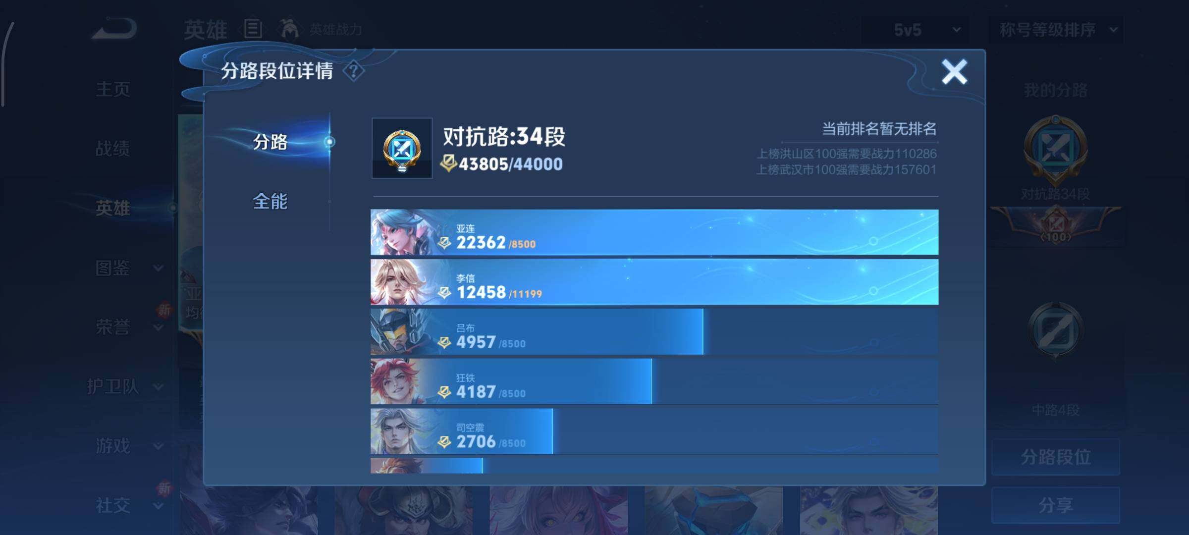 WZCMY3402471王者荣耀账号详情图4