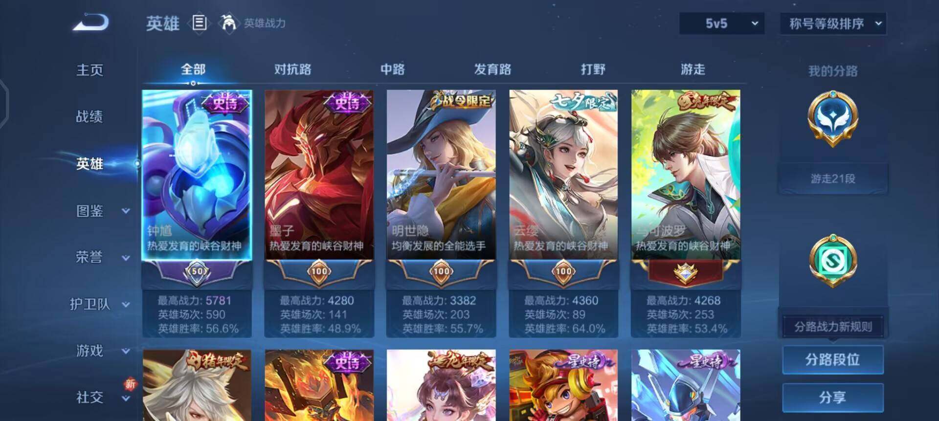 WZQM3407290王者荣耀账号详情图6 WZQM3407290王者荣耀账号详情图6