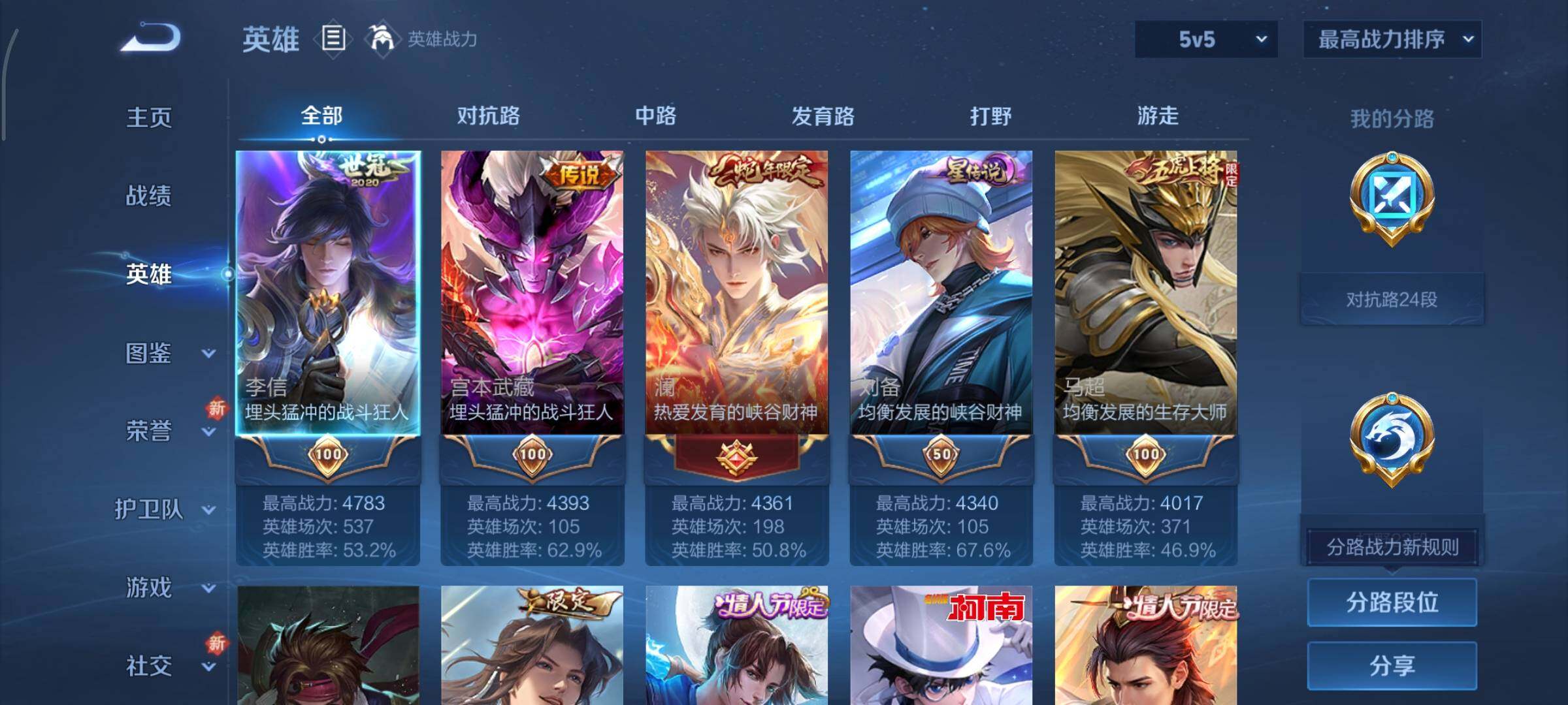 WZCMY3402526王者荣耀账号详情图3