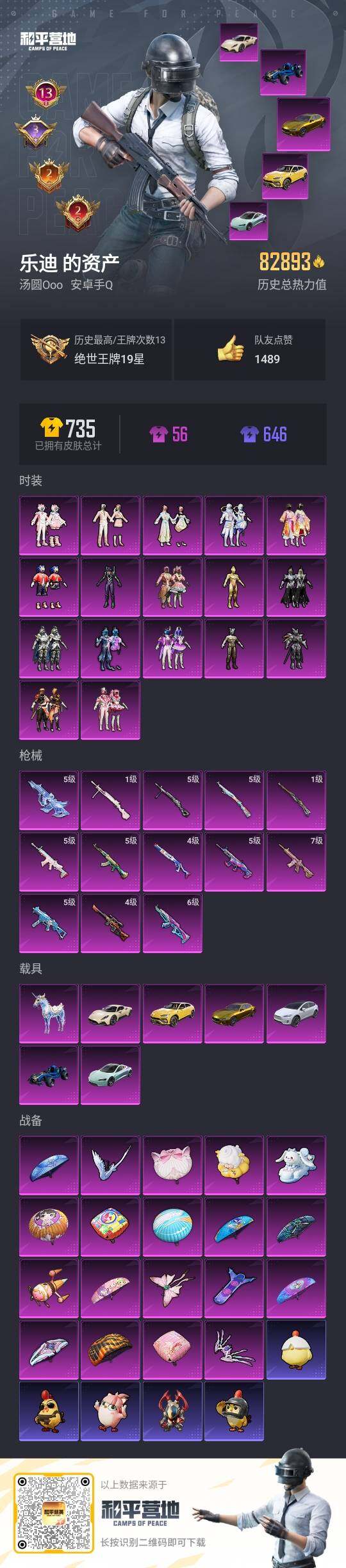 HPCMW3418620和平精英账号详情图3 HPCMW3418620和平精英账号详情图3