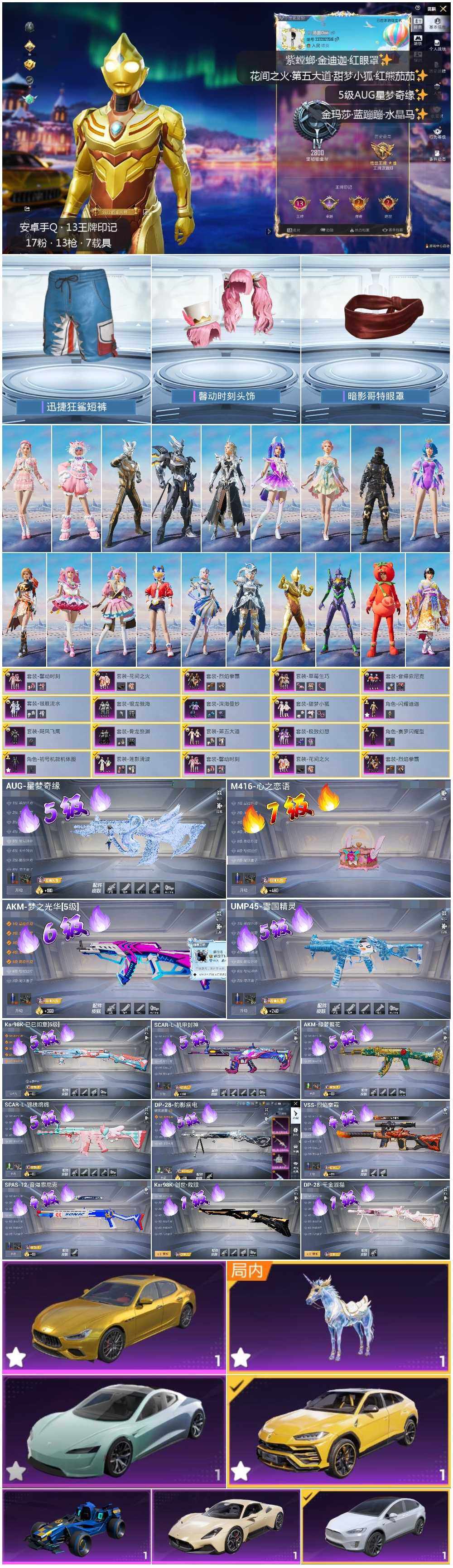 HPCMW3418620和平精英账号详情图2 HPCMW3418620和平精英账号详情图2