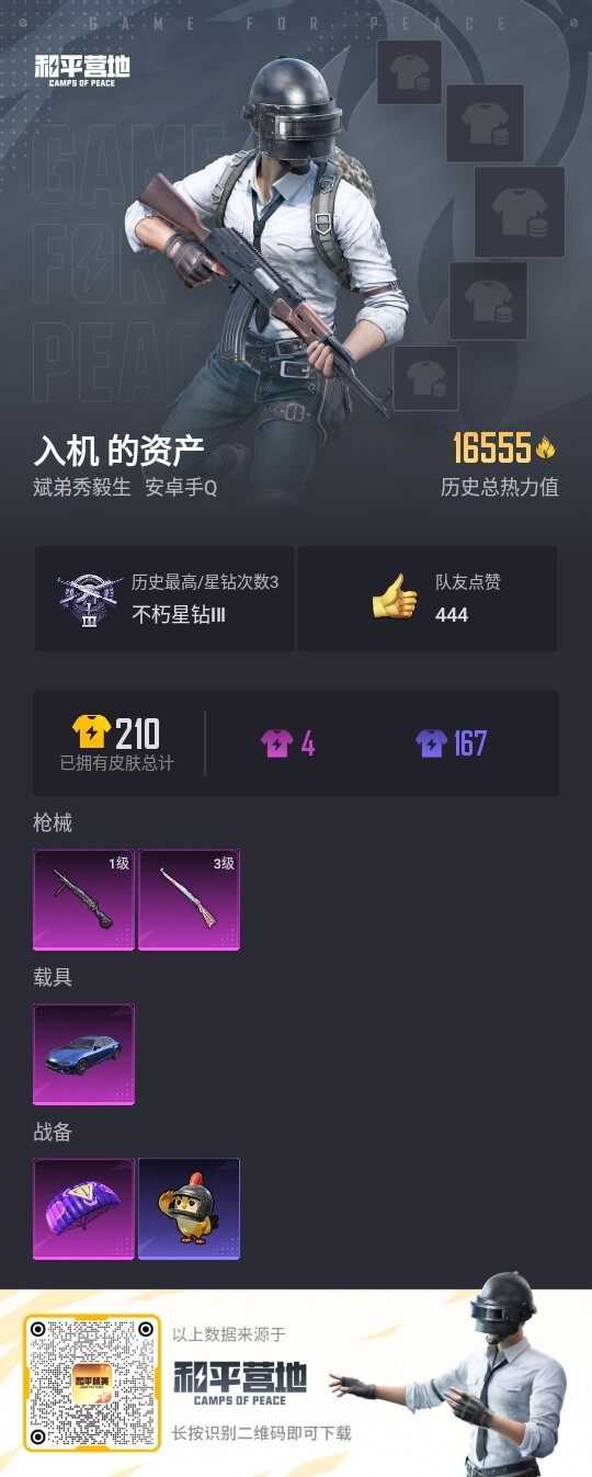 HPLX3431821和平精英账号详情图3 HPLX3431821和平精英账号详情图3