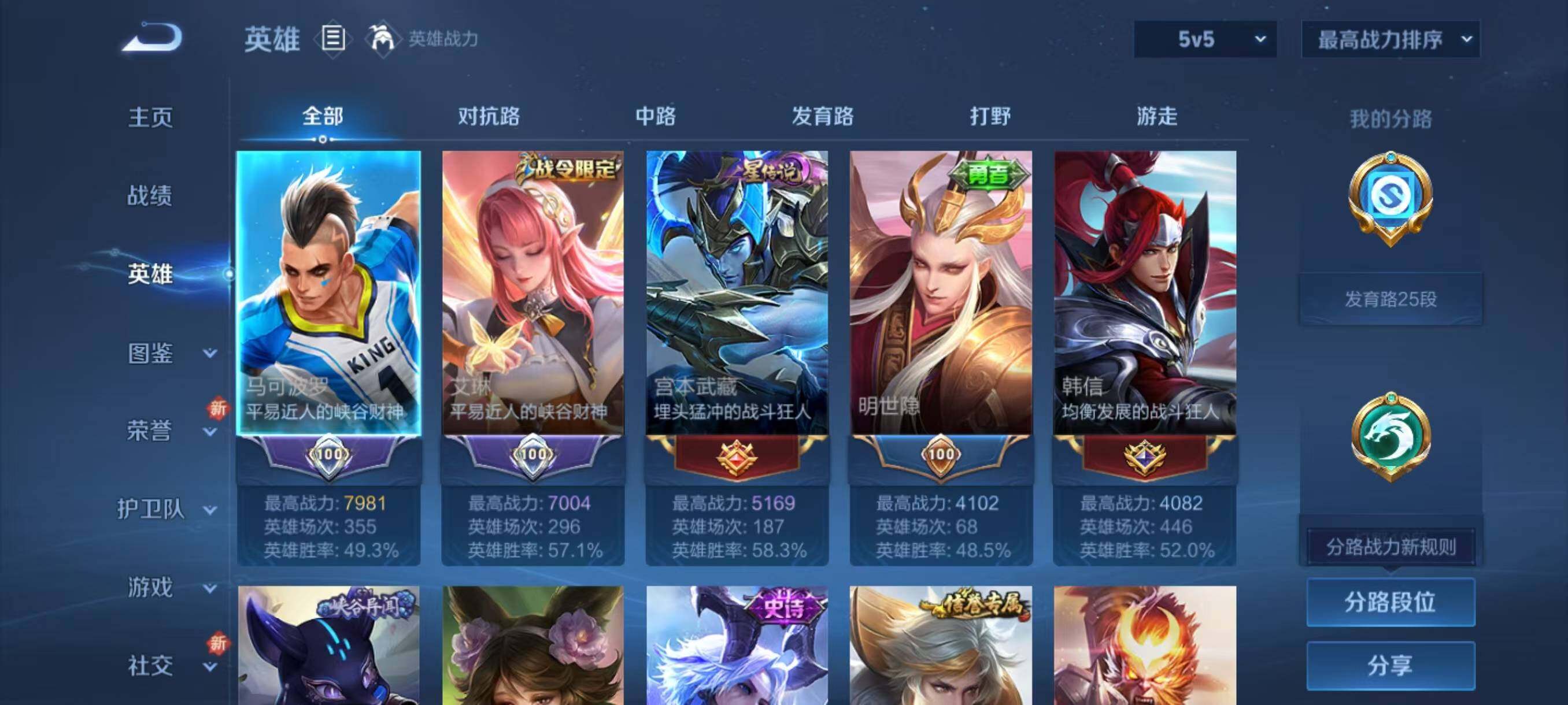 WZLX3401213王者荣耀账号详情图3