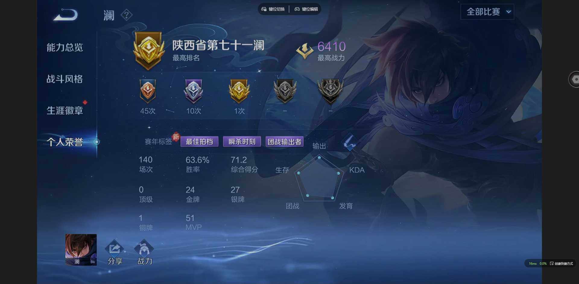 WZQM3401380王者荣耀账号详情图7 WZQM3401380王者荣耀账号详情图7