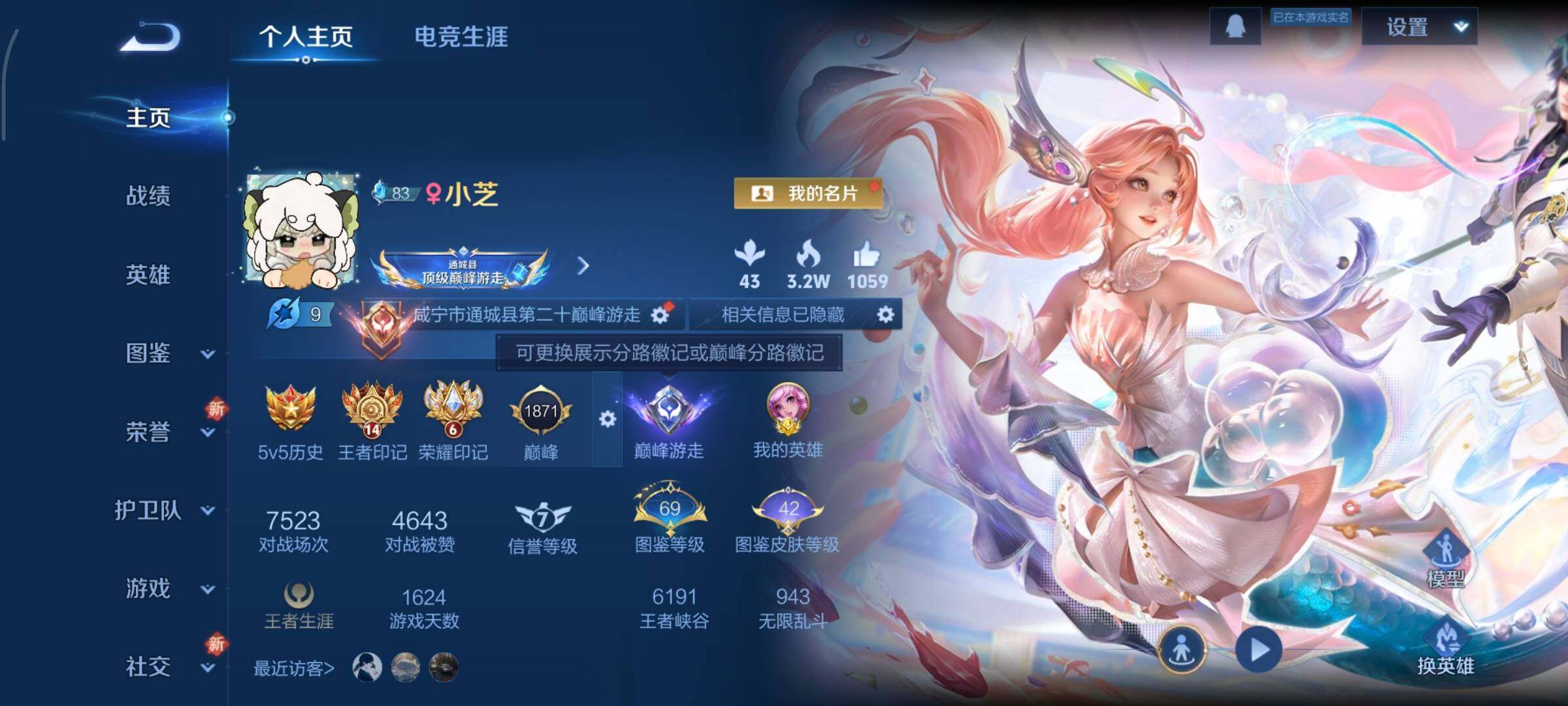 WZCMY3402387王者荣耀账号详情图2