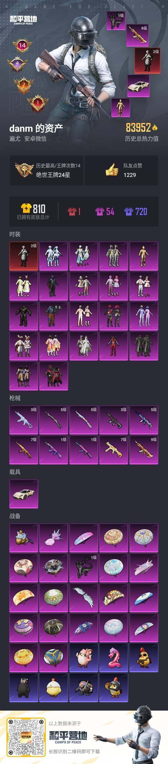 HPLX3409235和平精英账号详情图3 HPLX3409235和平精英账号详情图3