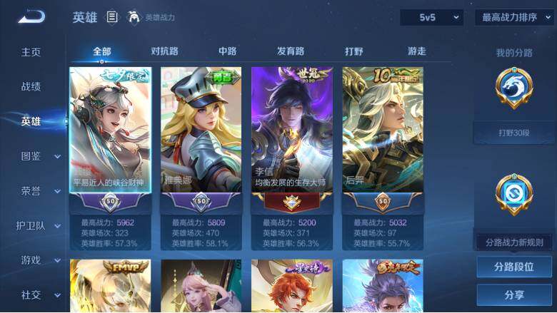 WZ0349722王者荣耀账号详情图8