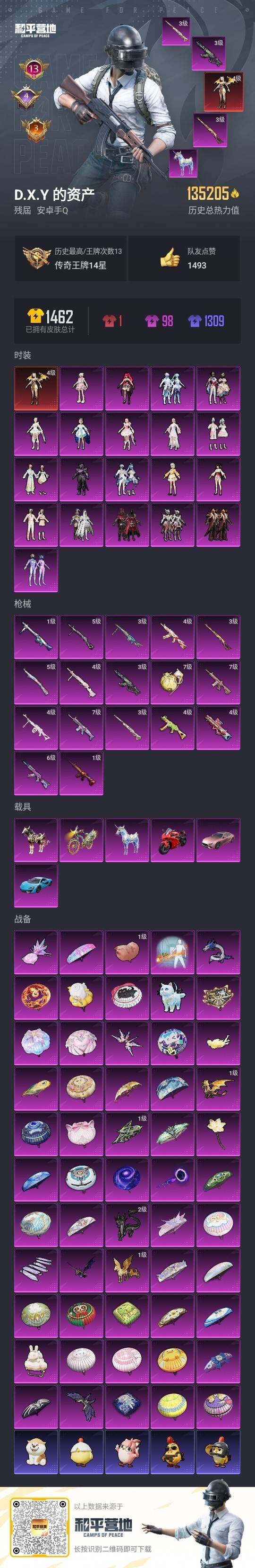 HPLX3412987和平精英账号详情图3 HPLX3412987和平精英账号详情图3