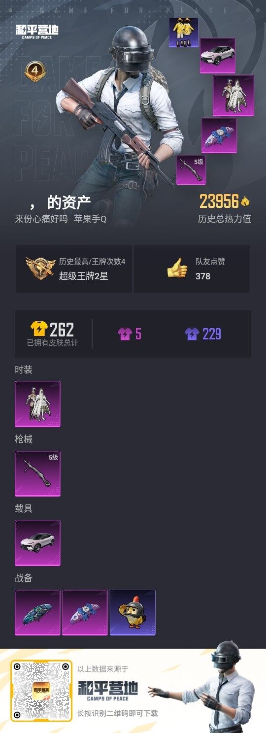 HPLX3413002和平精英账号详情图2 HPLX3413002和平精英账号详情图2