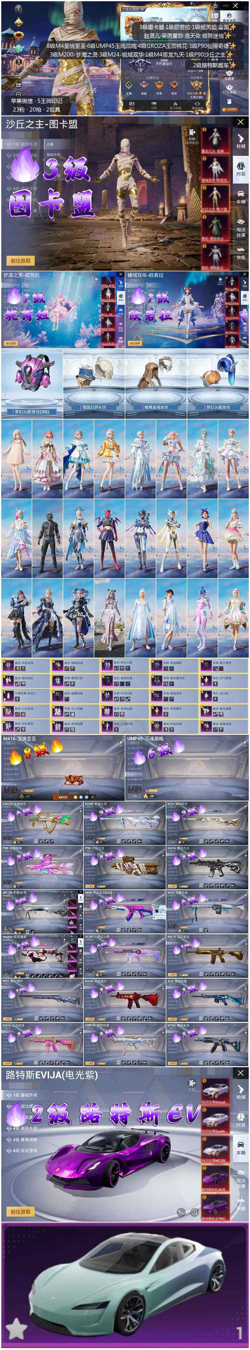 HPLX3454484和平精英账号详情图2