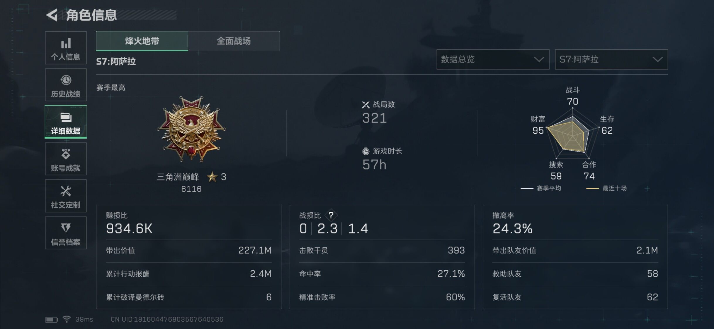 SJZCMW382462三角洲行动账号详情图5 SJZCMW382462三角洲行动账号详情图5