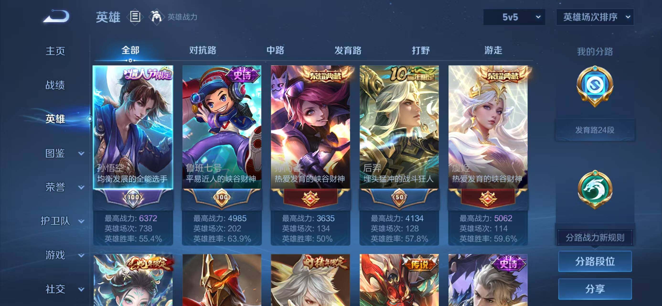 WZQM3402035王者荣耀账号详情图4