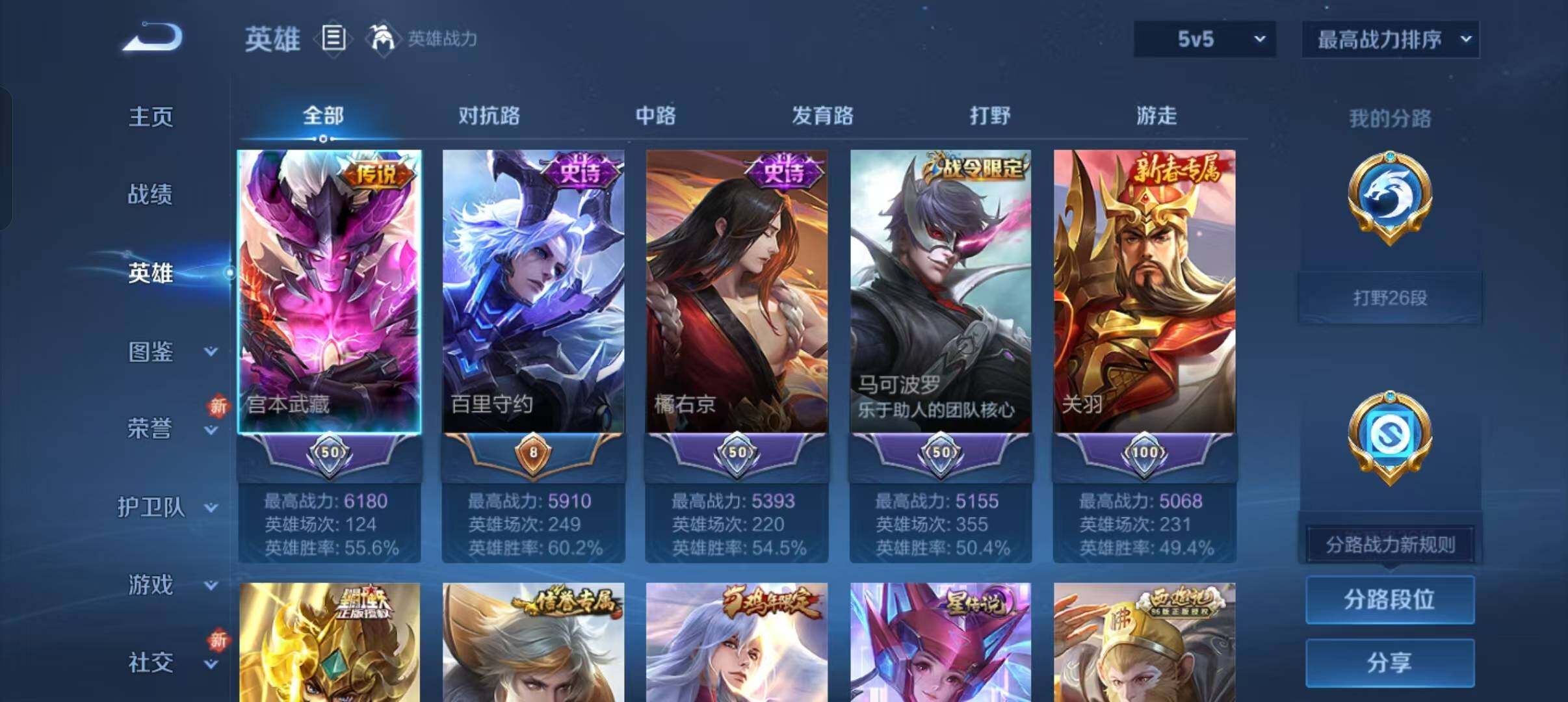 WZLFY3402021王者荣耀账号详情图7