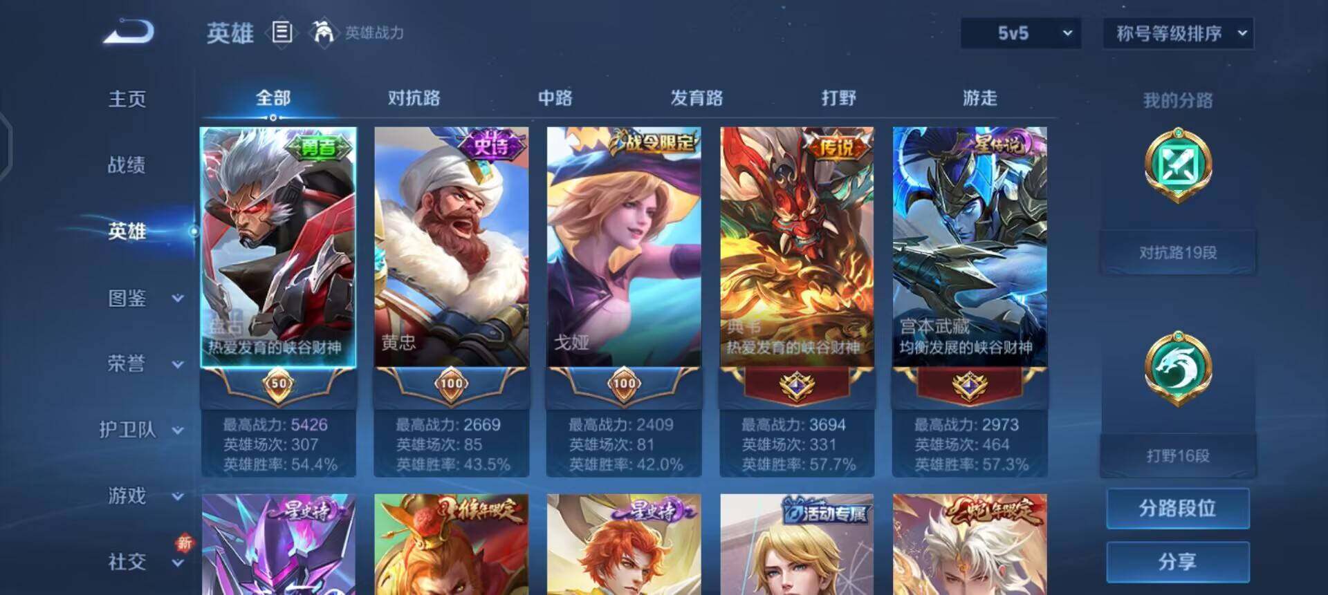 WZQM3407380王者荣耀账号详情图13 WZQM3407380王者荣耀账号详情图13