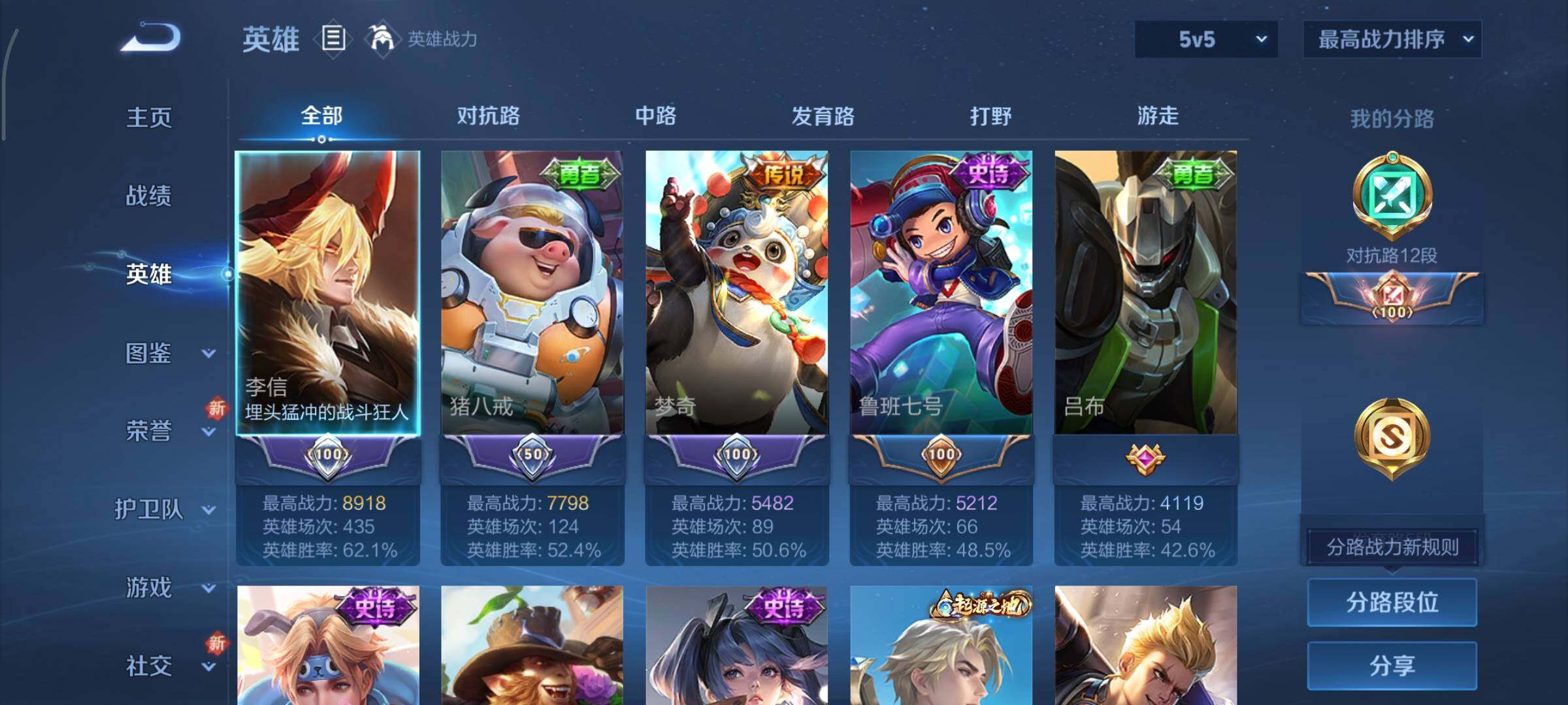 WZCMY3406944王者荣耀账号详情图3