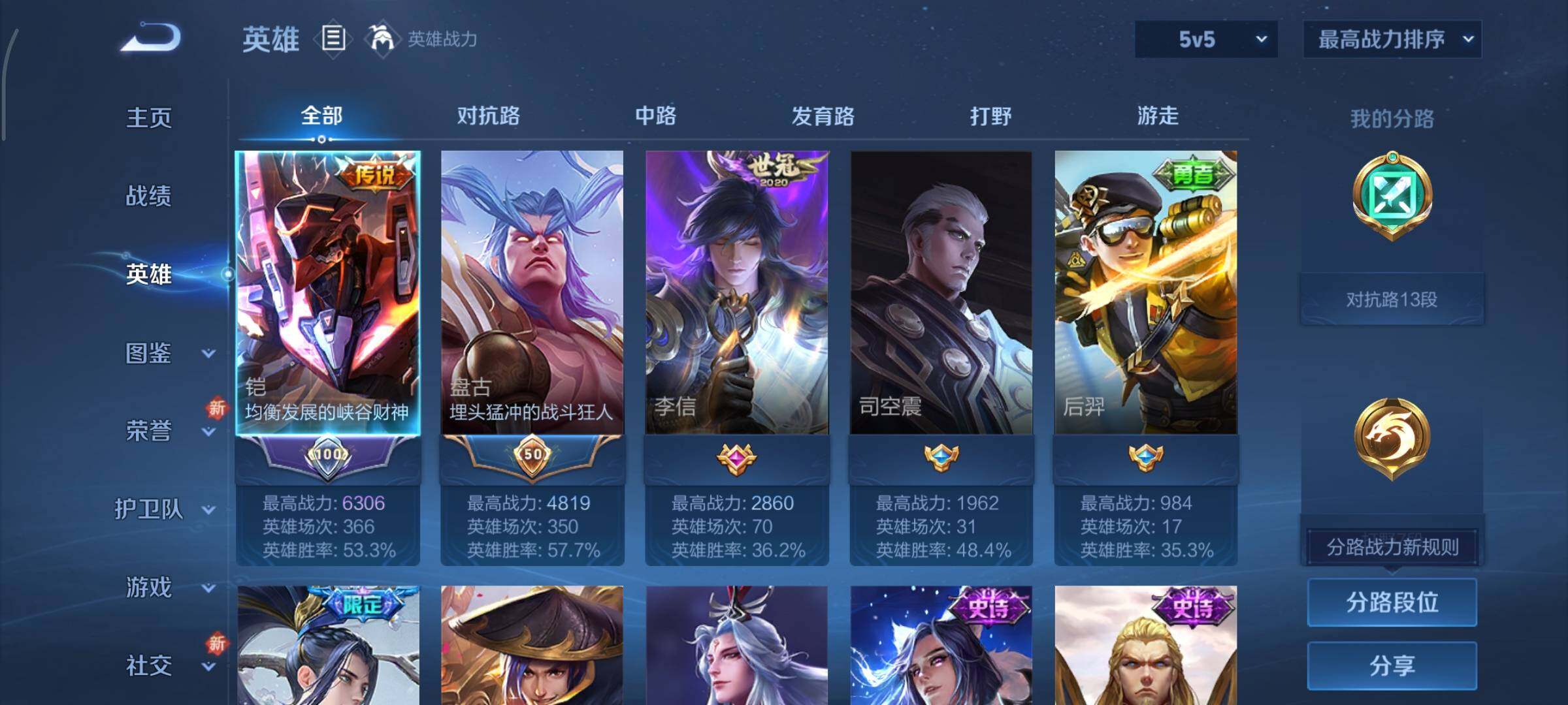 WZCMY3407049王者荣耀账号详情图3